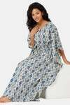 Naiduhall Cotton Full Length Nightdress - Off White — thumbnail 6